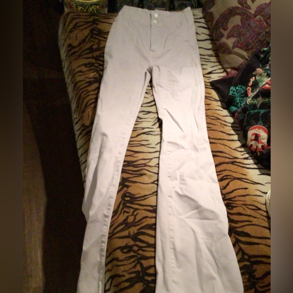 NEW! Free People Jayde flare jean in lavender - Picture 5 of 7